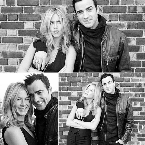 Jennifer Aniston y Justin Theroux fotografiados por Terry Richardson