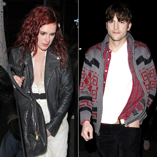 Rumer Willis y Ashton Kutcher