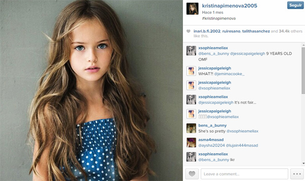 Conoce A Kristina Pimenova La Ni A M S Guapa Del Mundo