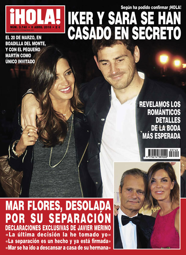 Iker Casillas Y Sara Carbonero Se Han Casado En Secreto