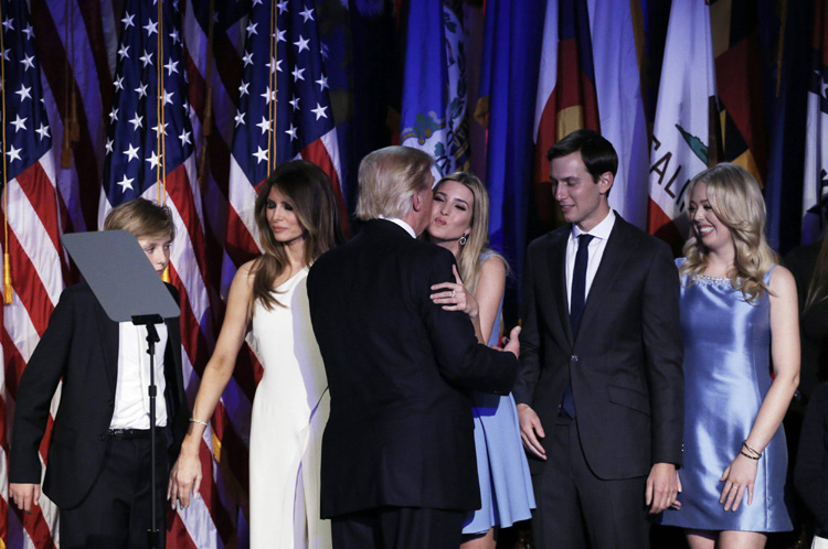 Fotogalería La familia Trump la mejor estrategia de campaña del