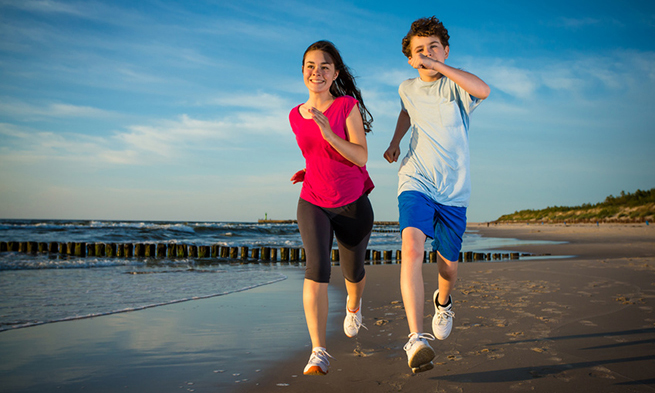 El running también puede ser un juego de niños