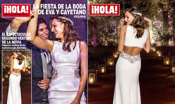 En exclusiva en ¡HOLA! la fiesta de la boda de Eva y Cayetano