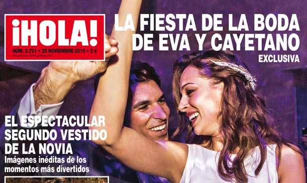 La fiesta de la boda de Eva y Cayetano, exclusiva en ¡HOLA!