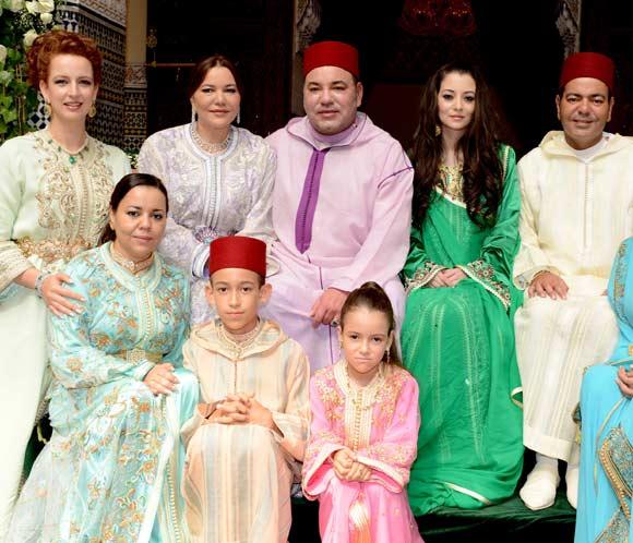 La boda del príncipe Moulay Rachid hermano de Mohamed VI con Oum