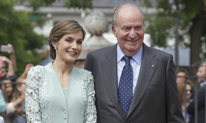 Reina Letizia y Juan Carlos