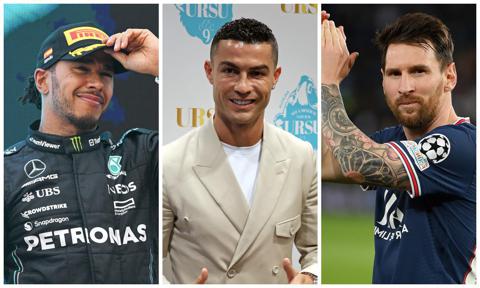 Lewis Hamilton, Cristiano Ronaldo, and Messi rank as the most loved athlete-owned clothing brands