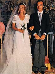 Cari Lapique Y Carlos Goyanes, En El Día De Su Boda