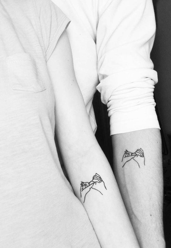 Siete tatuajes coordinados para hacerse en pareja