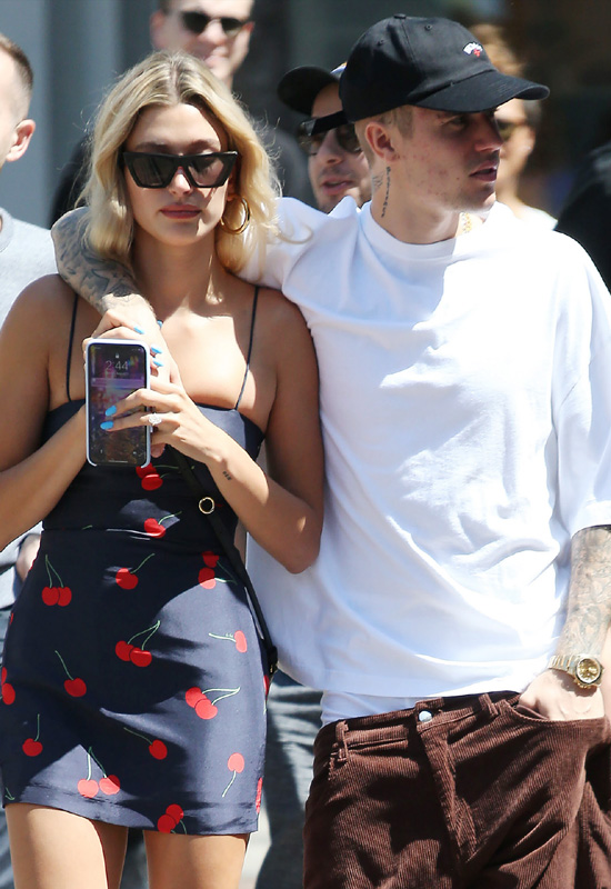 Hailey Baldwin y Justin Bieber