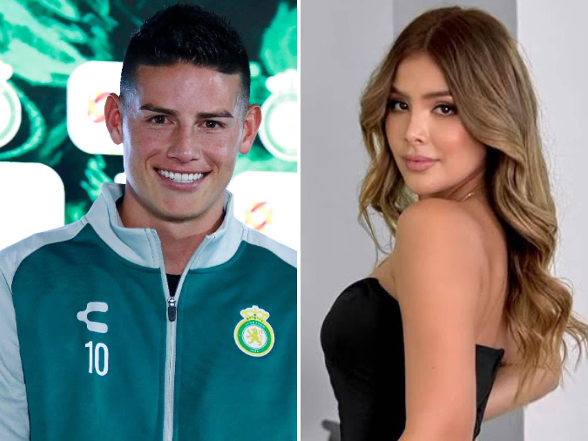 James Rodríguez y Luisa Duque confirman su romance con un beso | ¡HOLA!