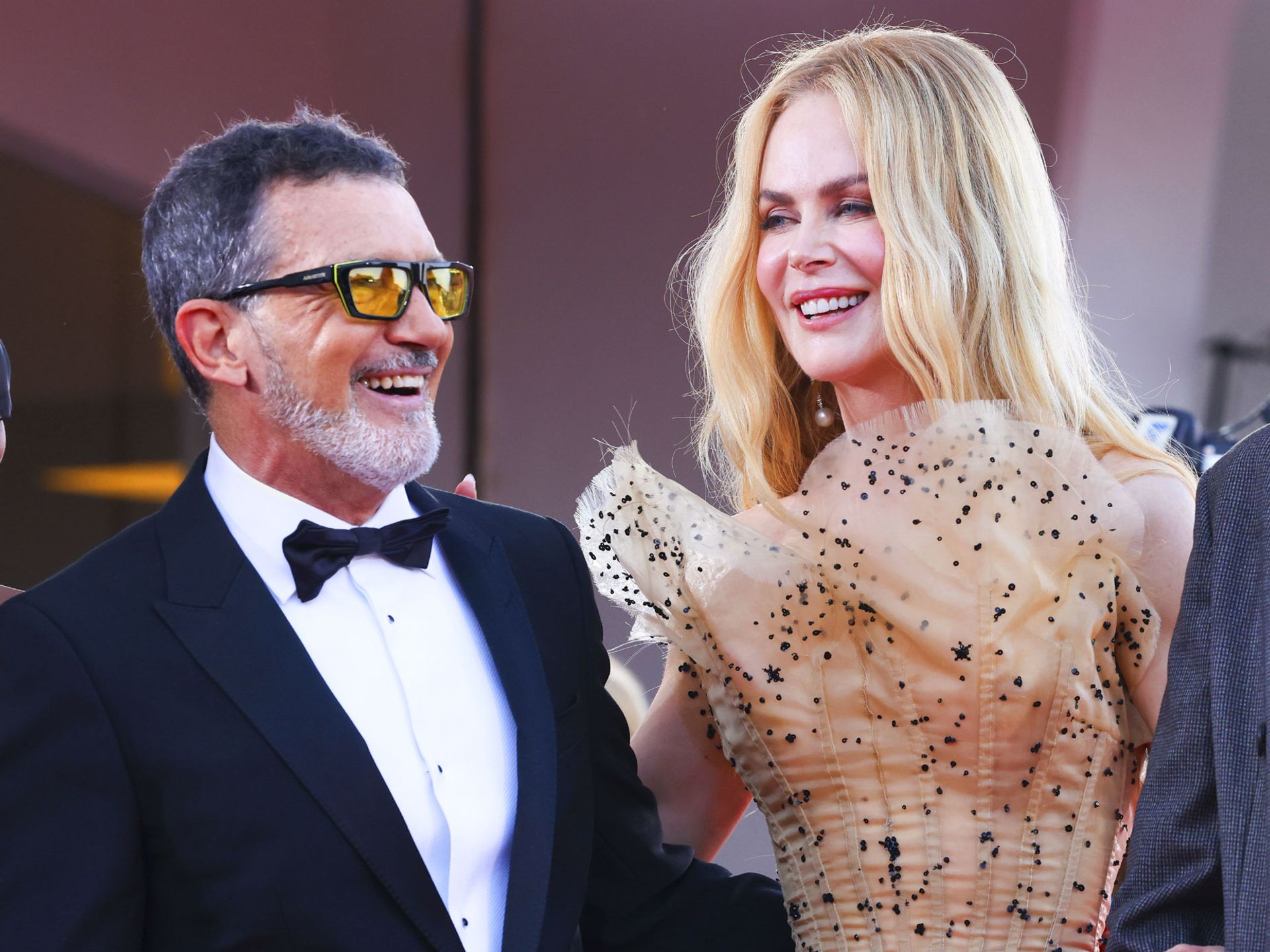 Antonio Banderas y Nicole Kidman deslumbran en la alfombra roja del  Festival de Venecia