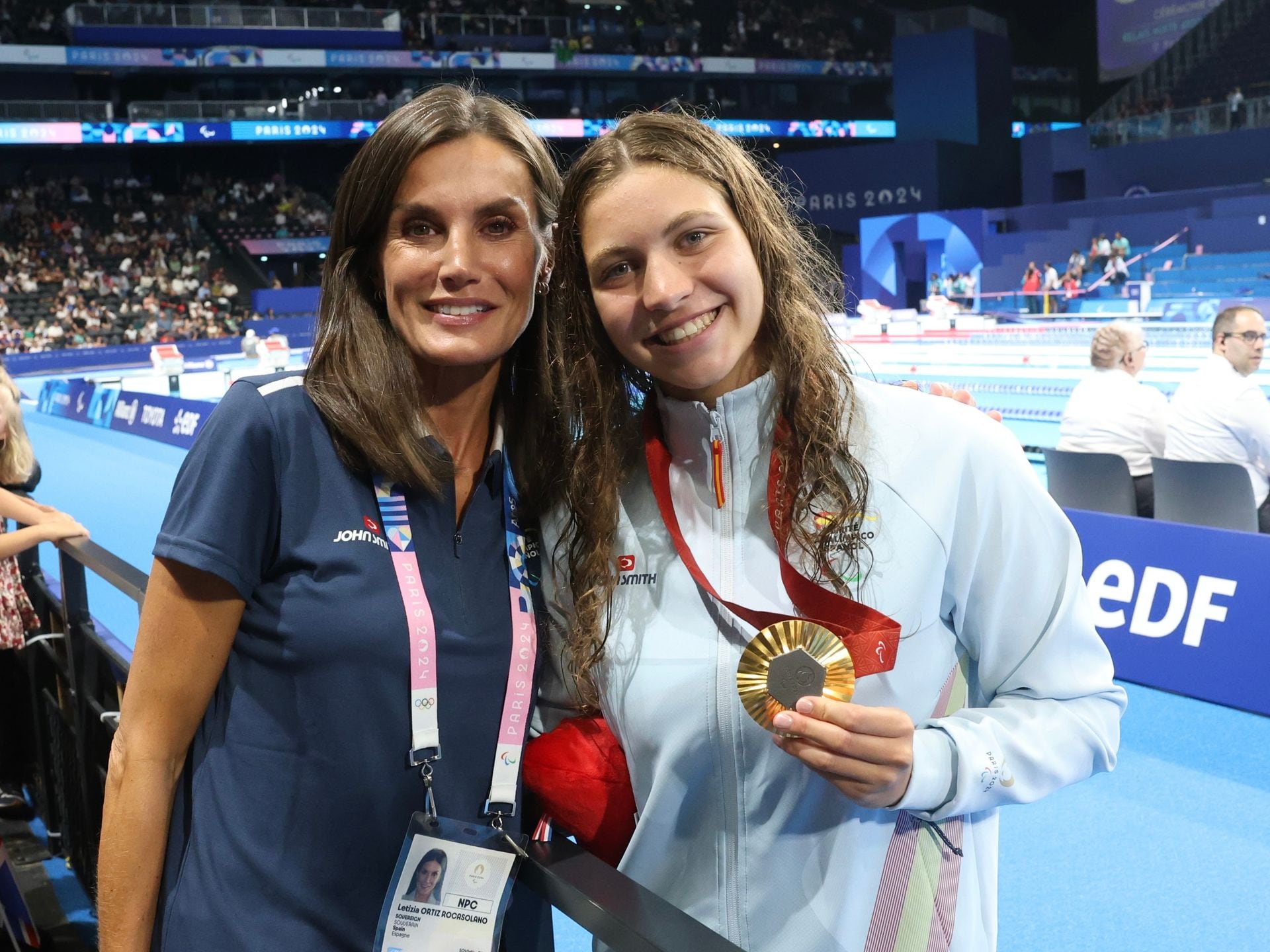 Así ha sido el primer día de la reina Letizia en los Juegos Paralímpicos celebrando la primera medalla de oro para España