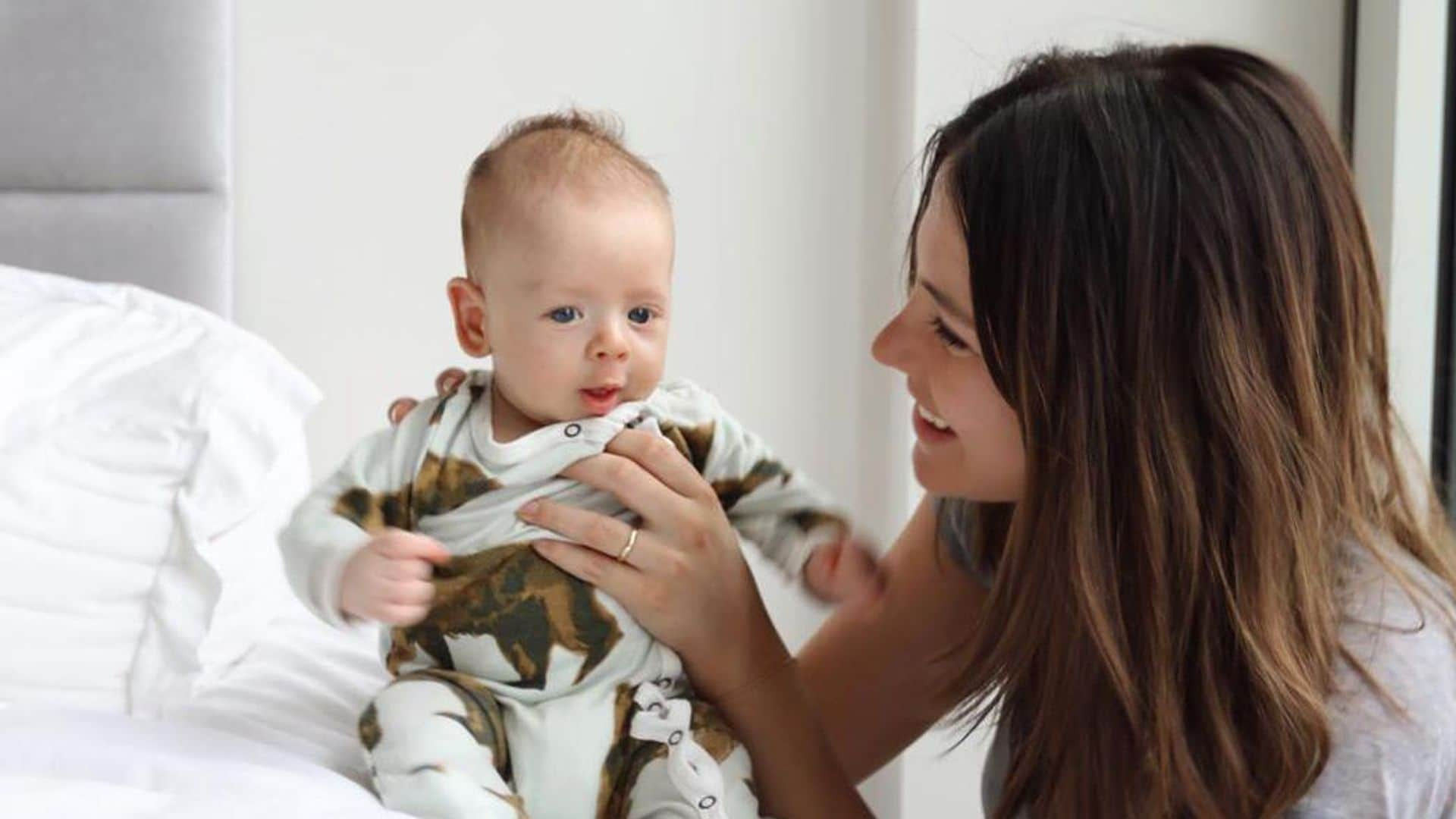 Sarah Kohan y la tierna celebración de Noah, hijo de Javier 'Chicharito', por sus tres meses