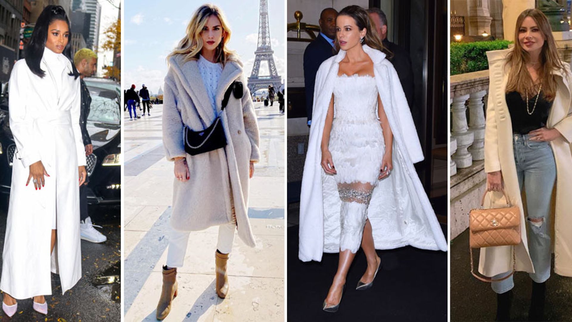 White long coats﻿: la última tendencia que enamora a las celebs