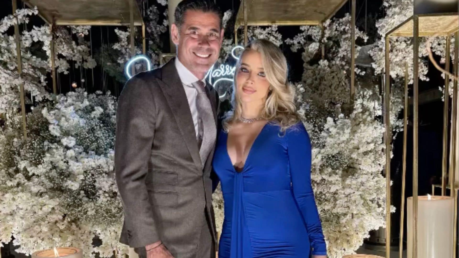 Fernando Hierro y Fani Stipkovic despiden su año más especial en una boda por todo lo alto en México