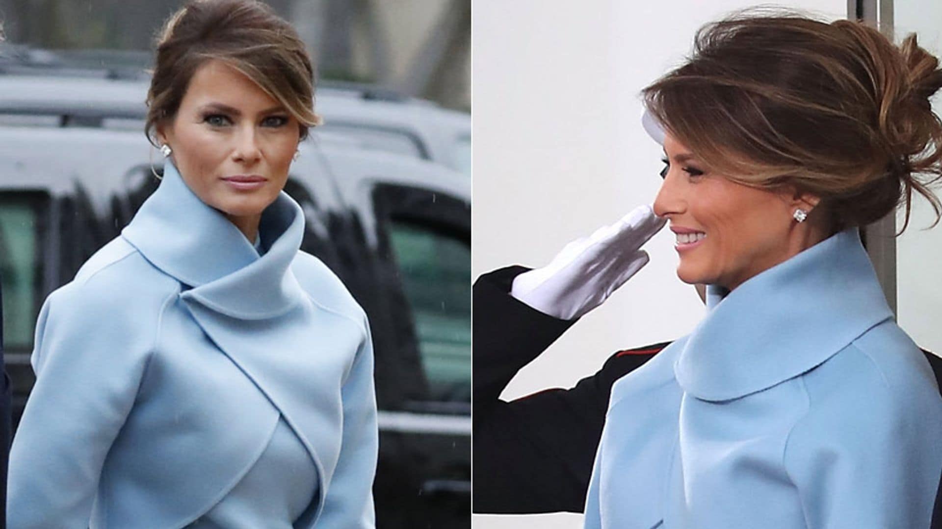 Las claves del 'beauty look' de Melania Trump para un día histórico