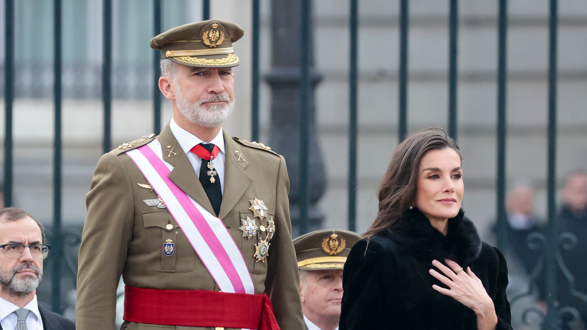 Los Reyes, junto con la princesa Leonor, presiden la Pascua Militar