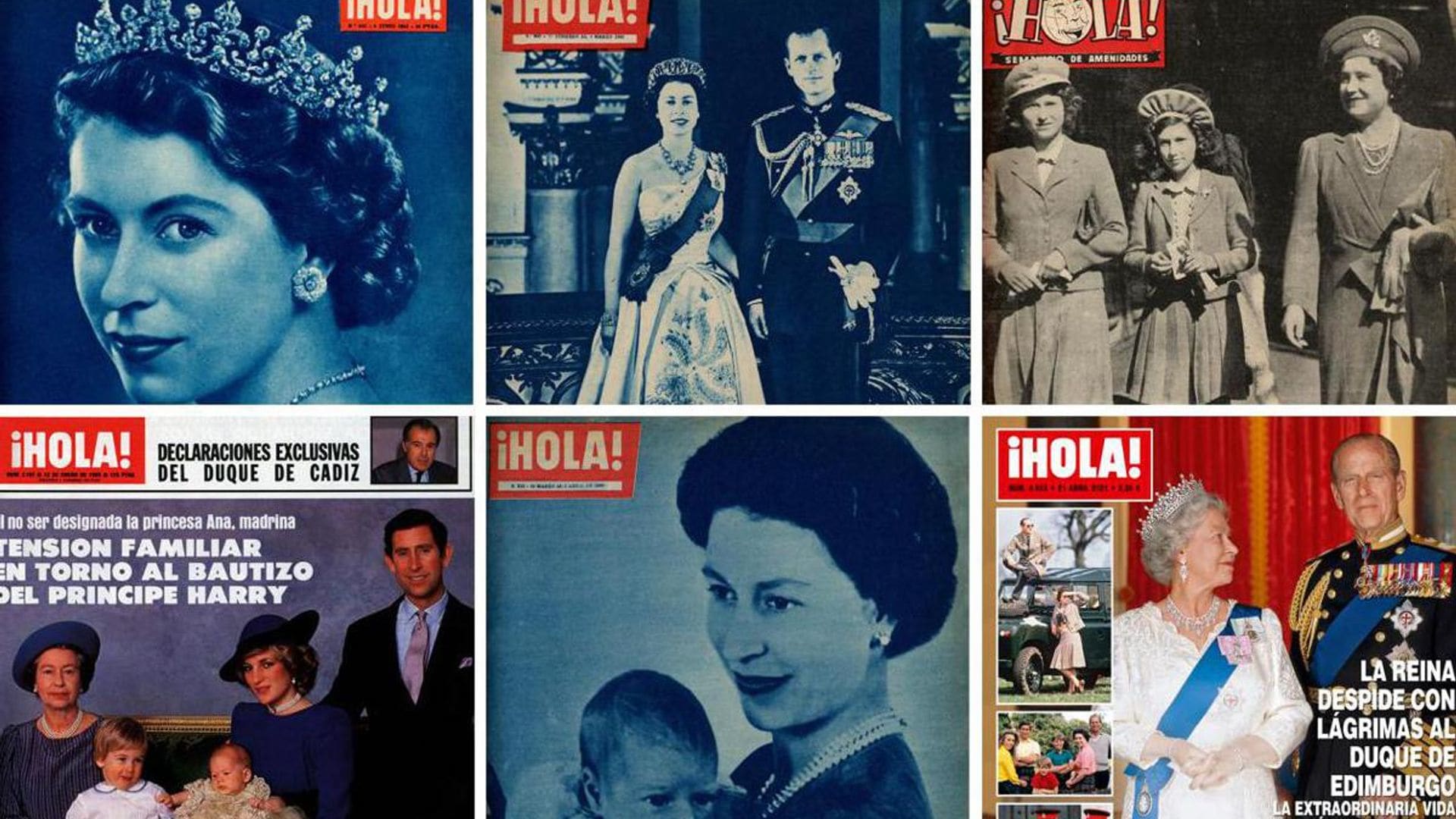 Isabel II: la vida de una Reina a través de las portadas más icónicas de ¡HOLA!