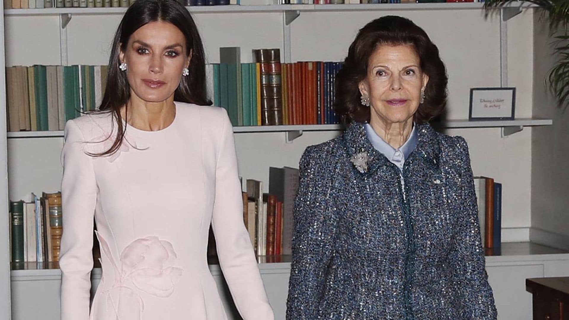 Doña Letizia visita una de las 'joyas' de la Corona sueca