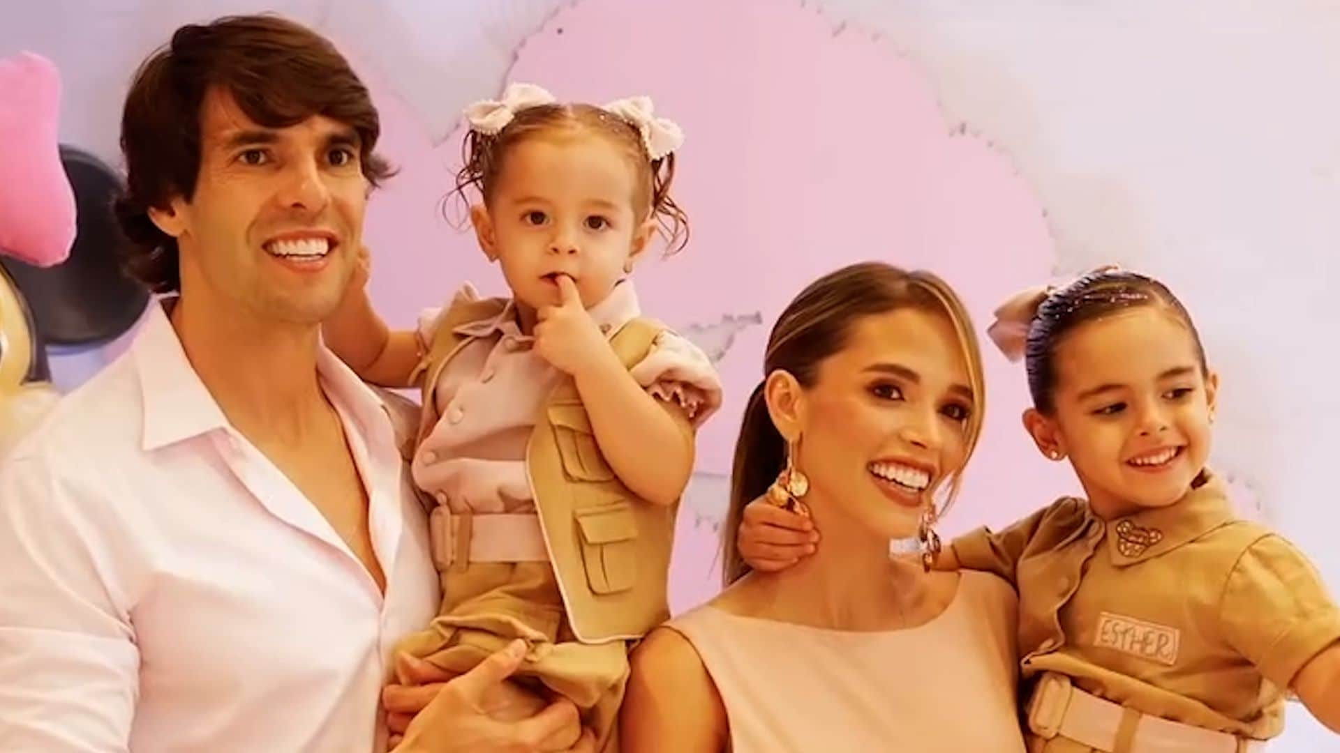 Kaká y su mujer, Carolina Dias, celebran el segundo cumpleaños de su benjamina con una espectacular fiesta