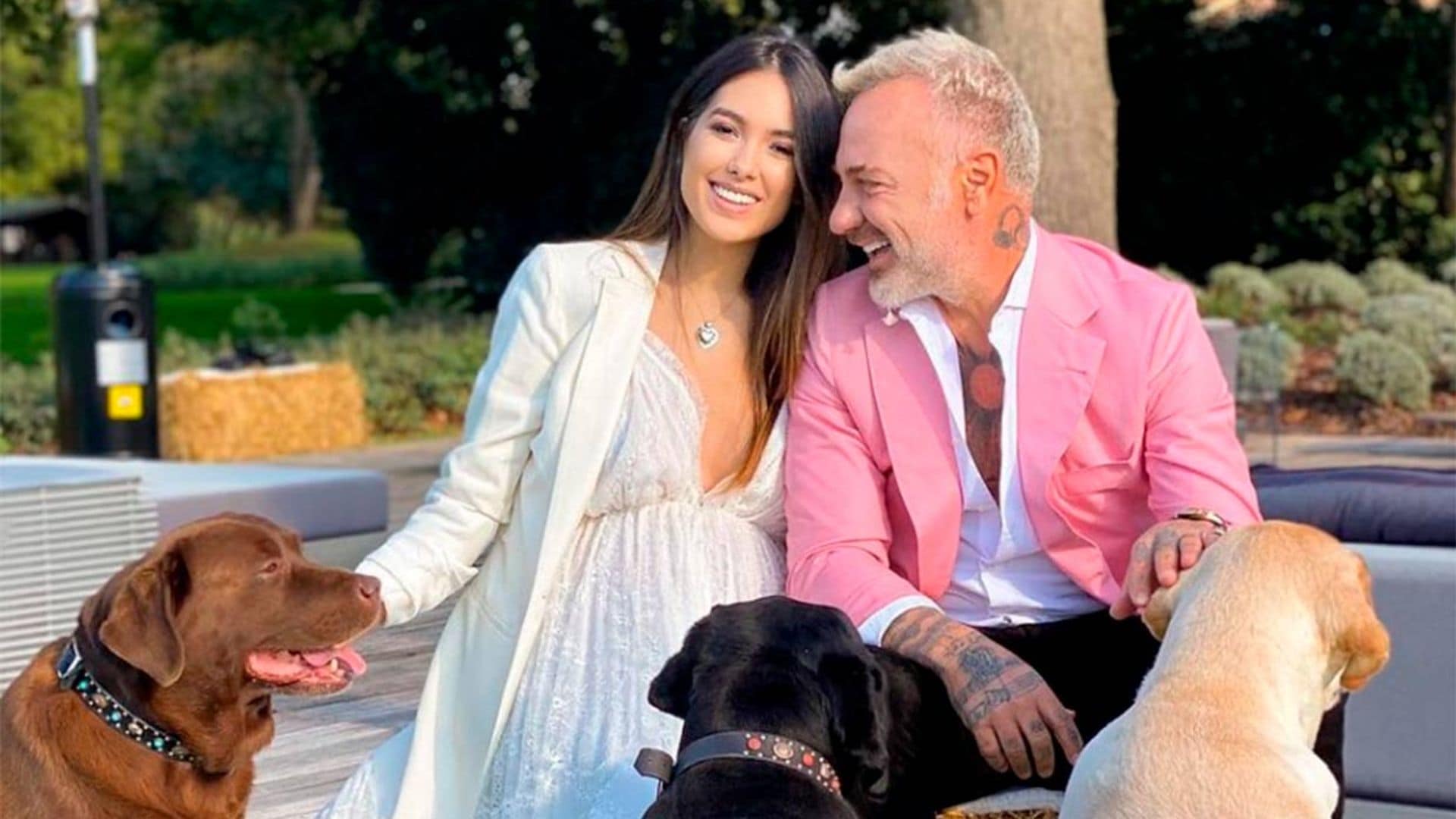 Fiesta al aire libre y tequeños: la 'baby shower' de Gianluca Vacchi y Sharon Fonseca