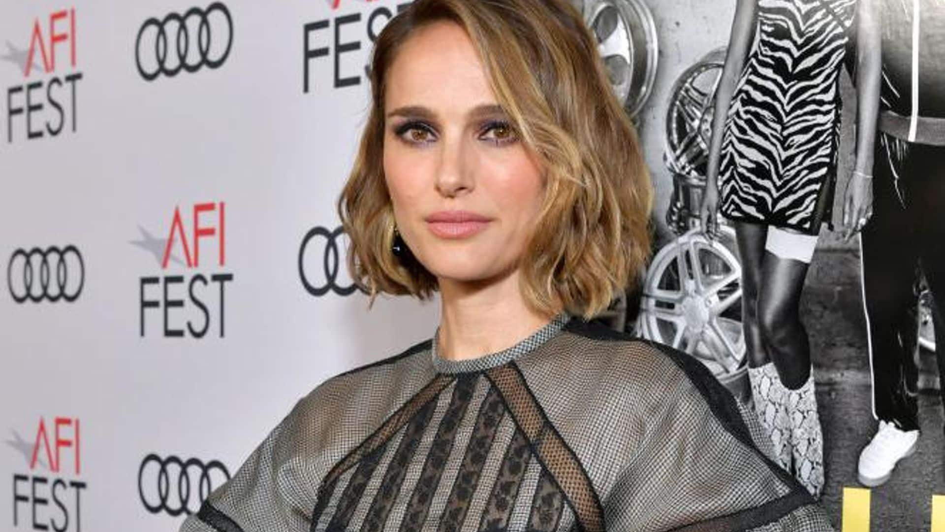 El vestido a rayas de Natalie Portman que alargará tu silueta