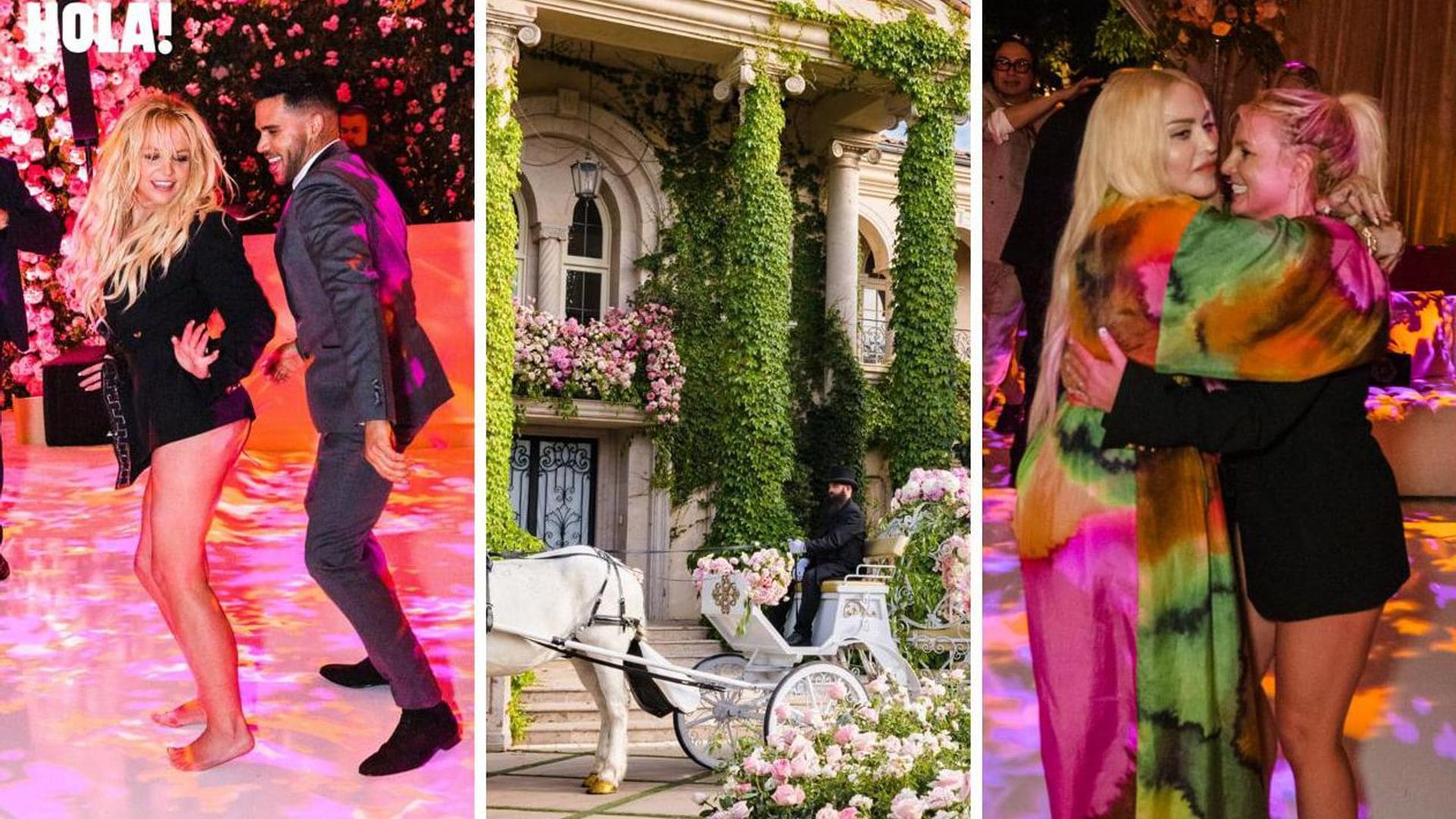 La divertida boda de Britney Spears y Sam Asghari, una fiesta llena de estrellas