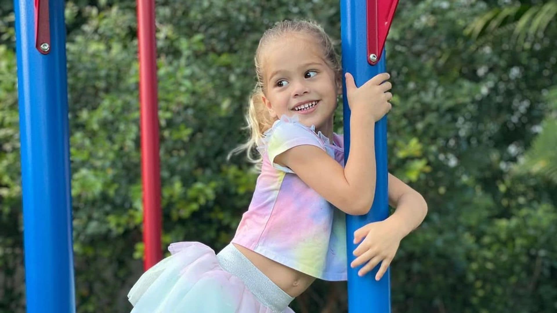 Mary, la hija de Enrique Iglesias y Anna Kournikova, ha cumplido 5 años