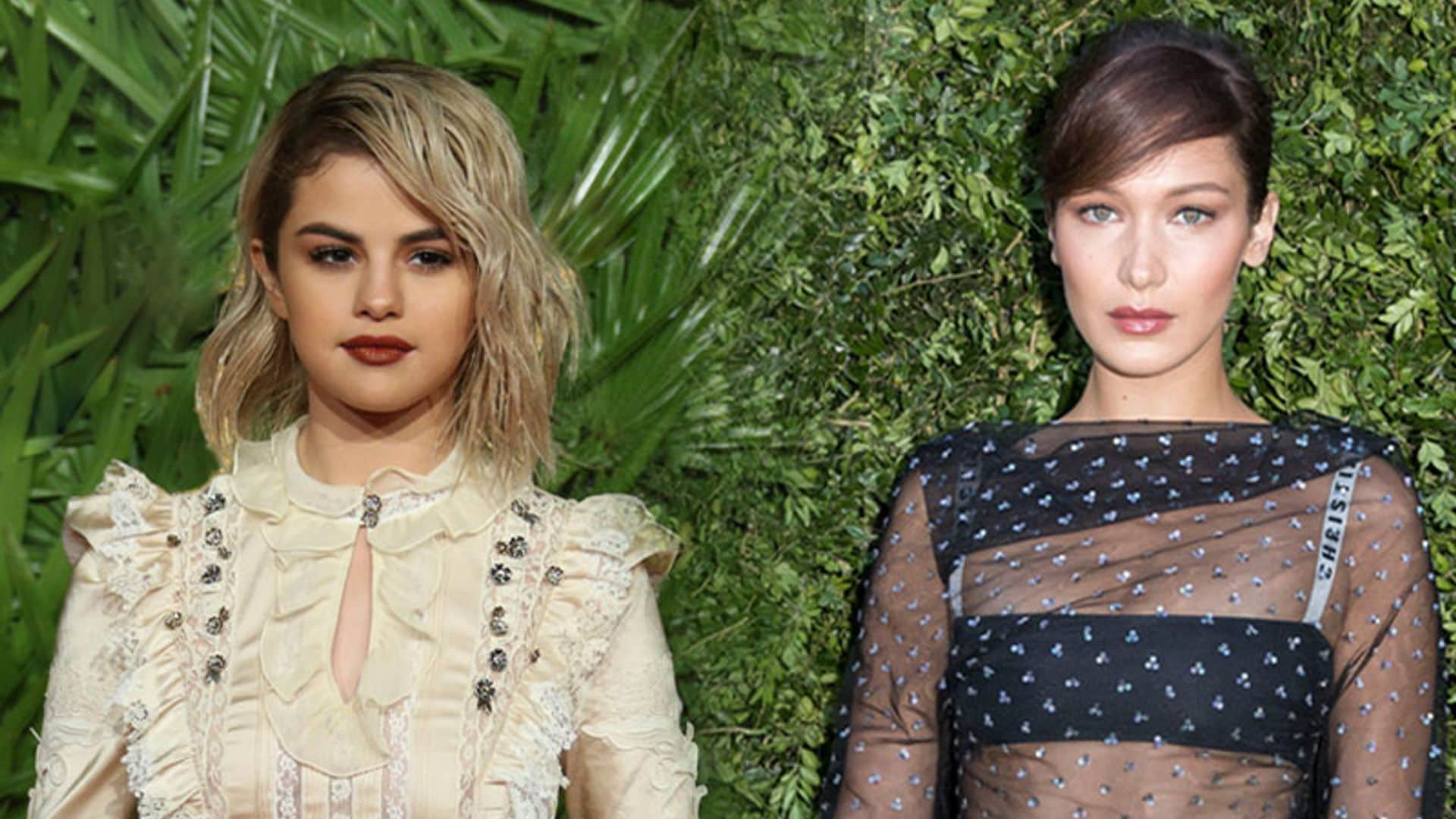 Selena Gomez y Bella Hadid, de rivales a 'amigas' en las redes sociales