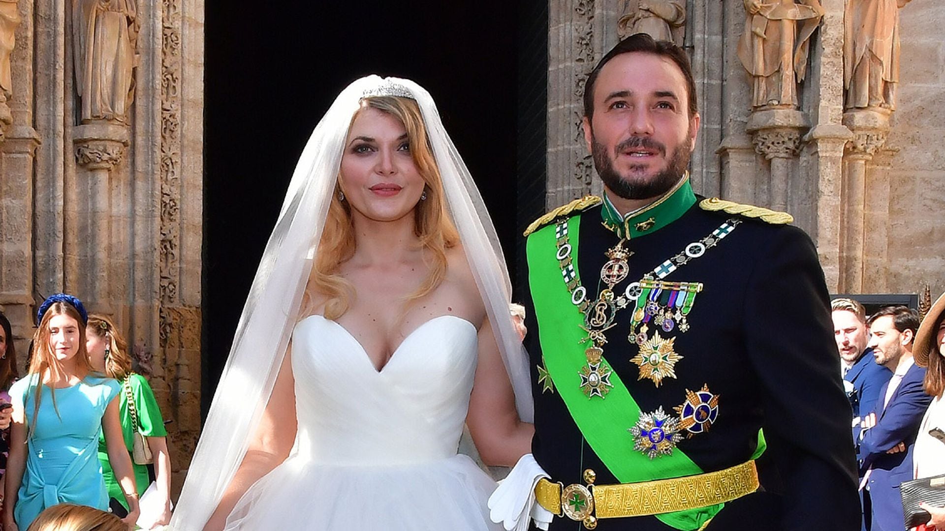 La emoción de Francisco de Borbón en su boda con Sophie Karoly