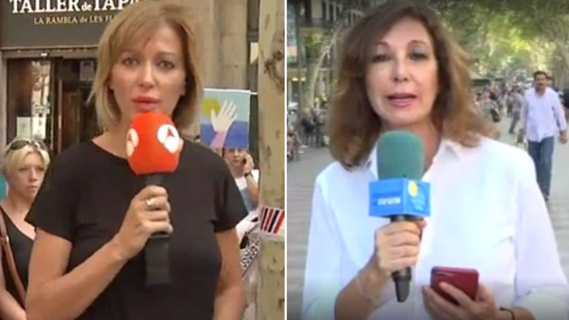 Susanna Griso y Ana Rosa Quintana suspenden sus vacaciones para cubrir los atentados de Barcelona