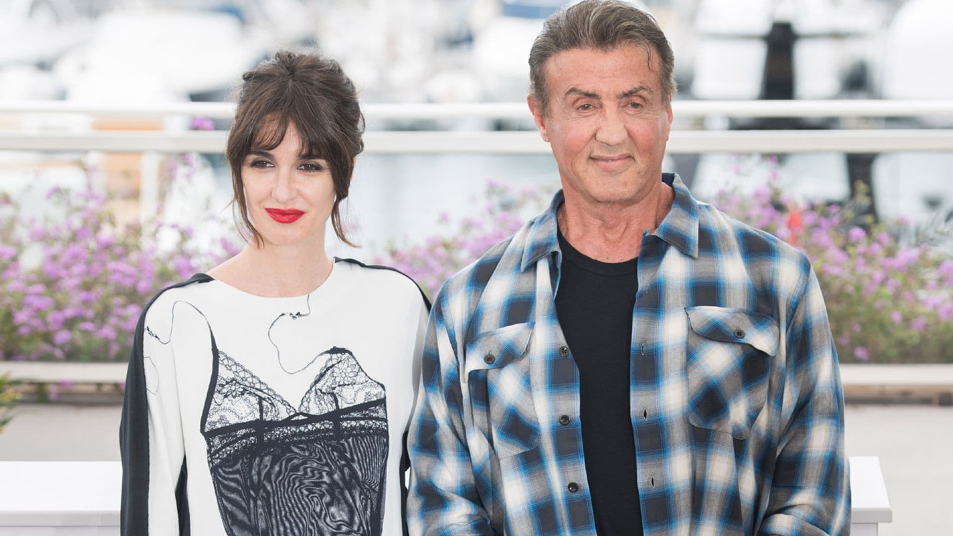 Paz Vega y Sylvester Stallone, un binomio de éxito en Cannes