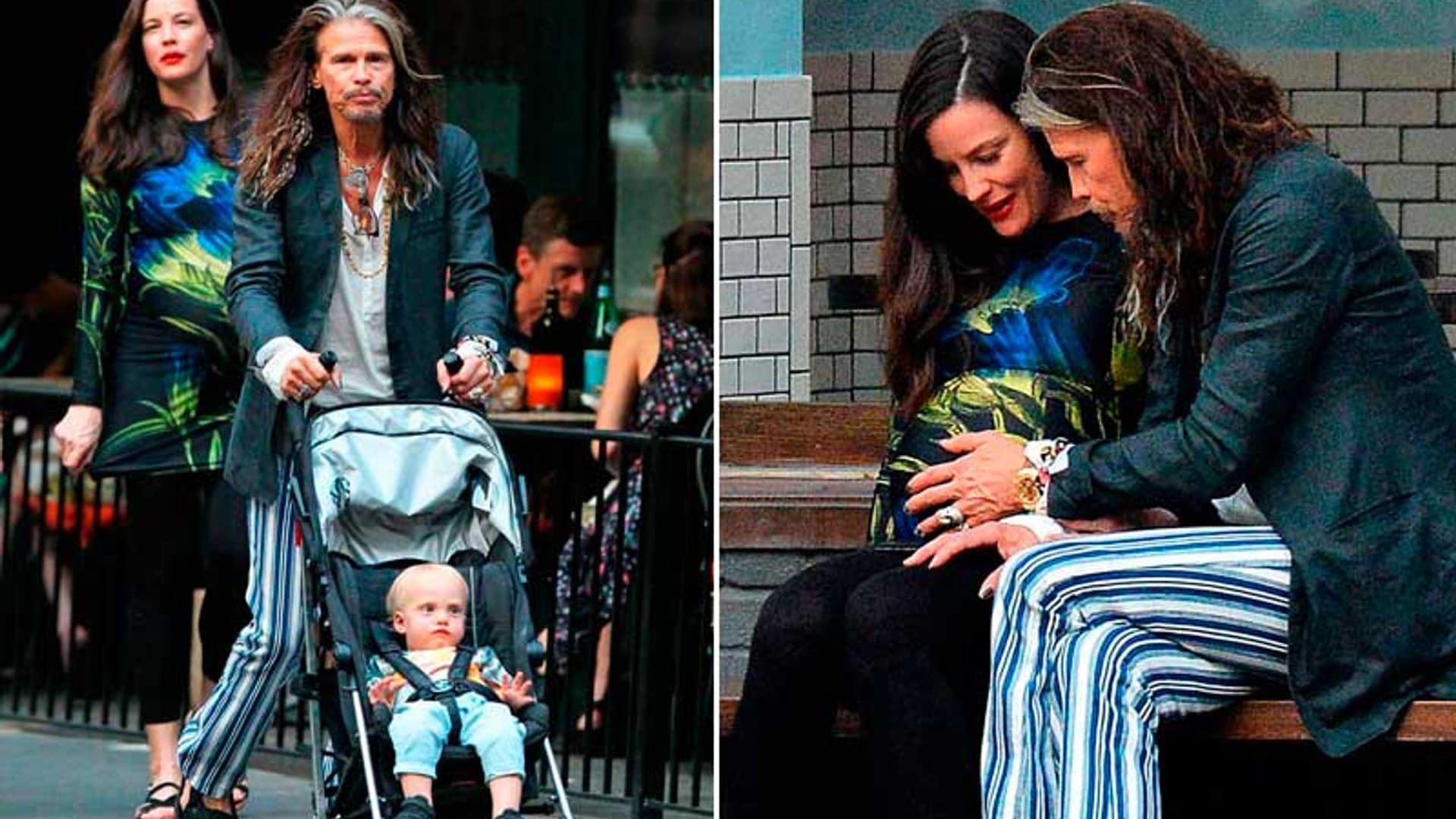 Steven Tyler, un abuelo impaciente por conocer a su nieto