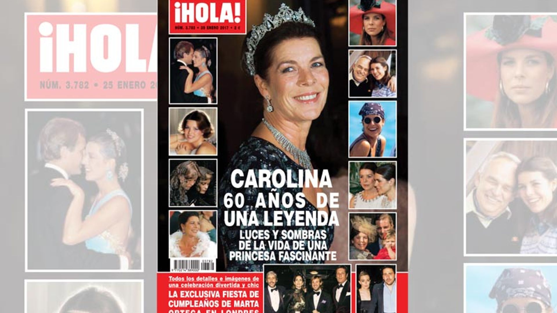 En ¡HOLA!, Carolina de Mónaco, sesenta años de una leyenda