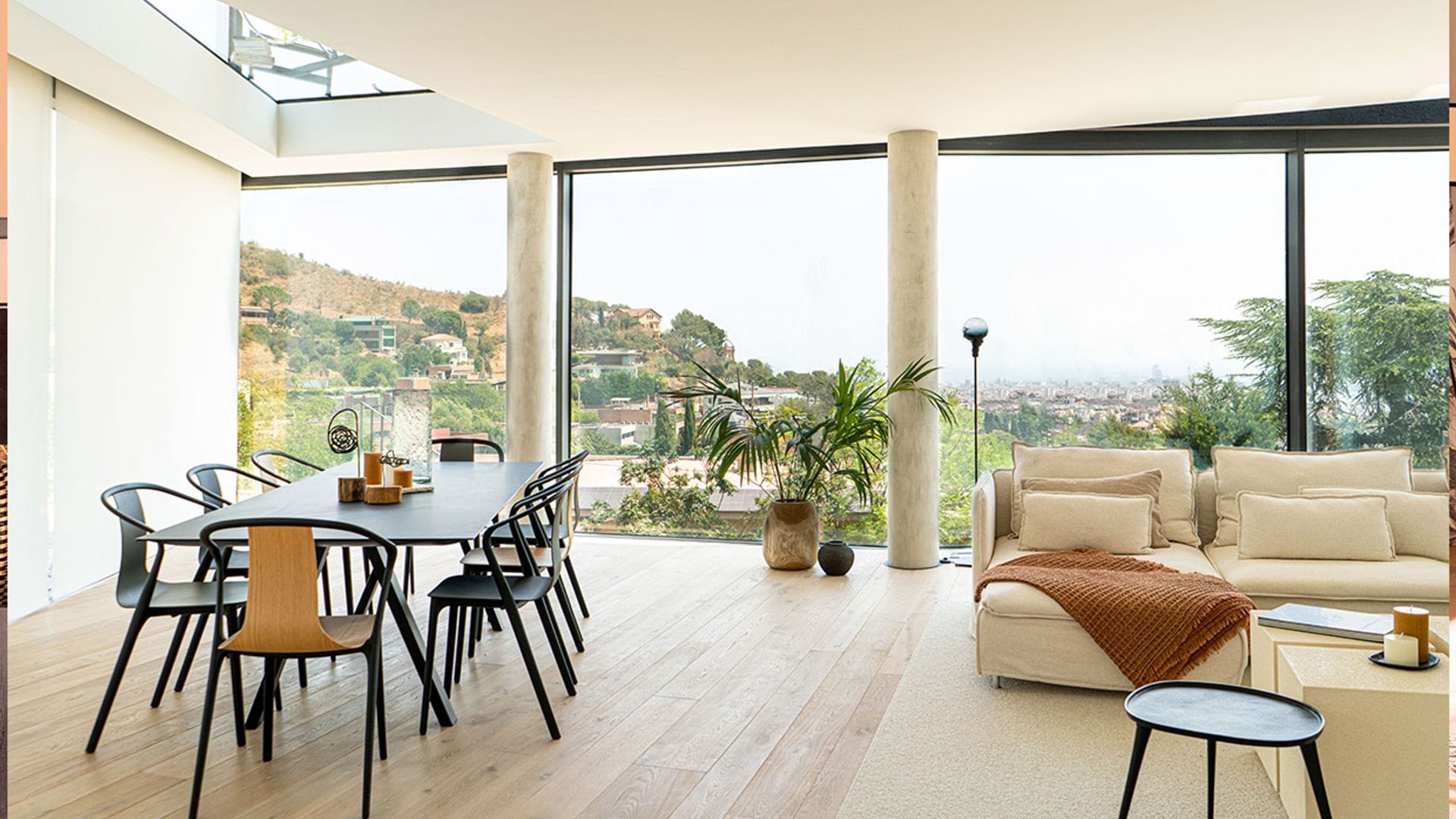 Una impresionante casa de tres plantas donde lo moderno y lo lujoso van de la mano