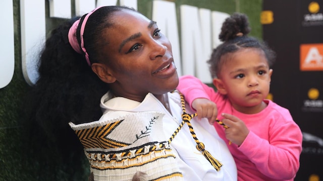 serena williams daughter alexis olympia cute baby shark outfit