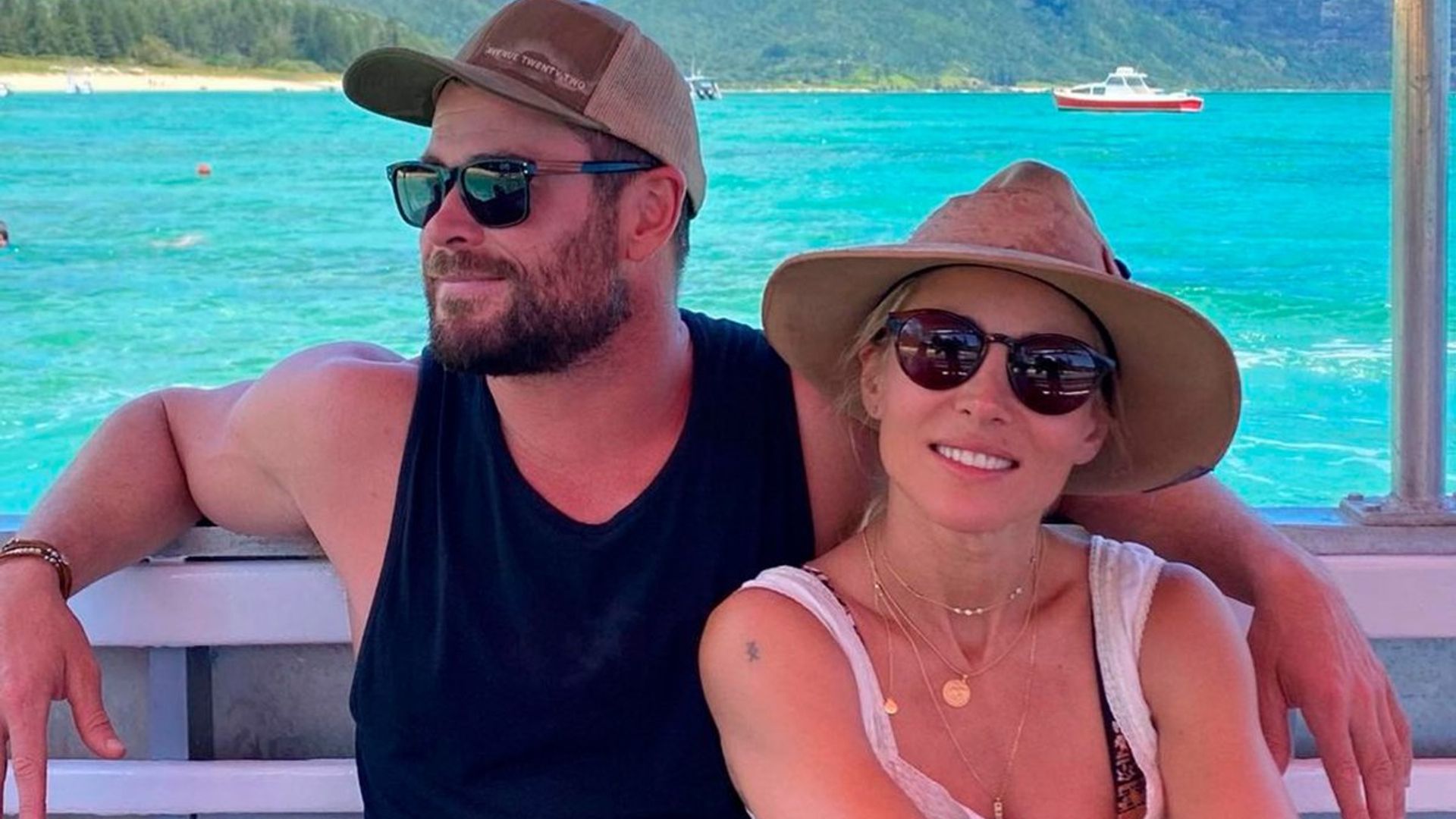 Elsa Pataky y Chris Hemsworth, la excursión en helicóptero de una familia aventurera