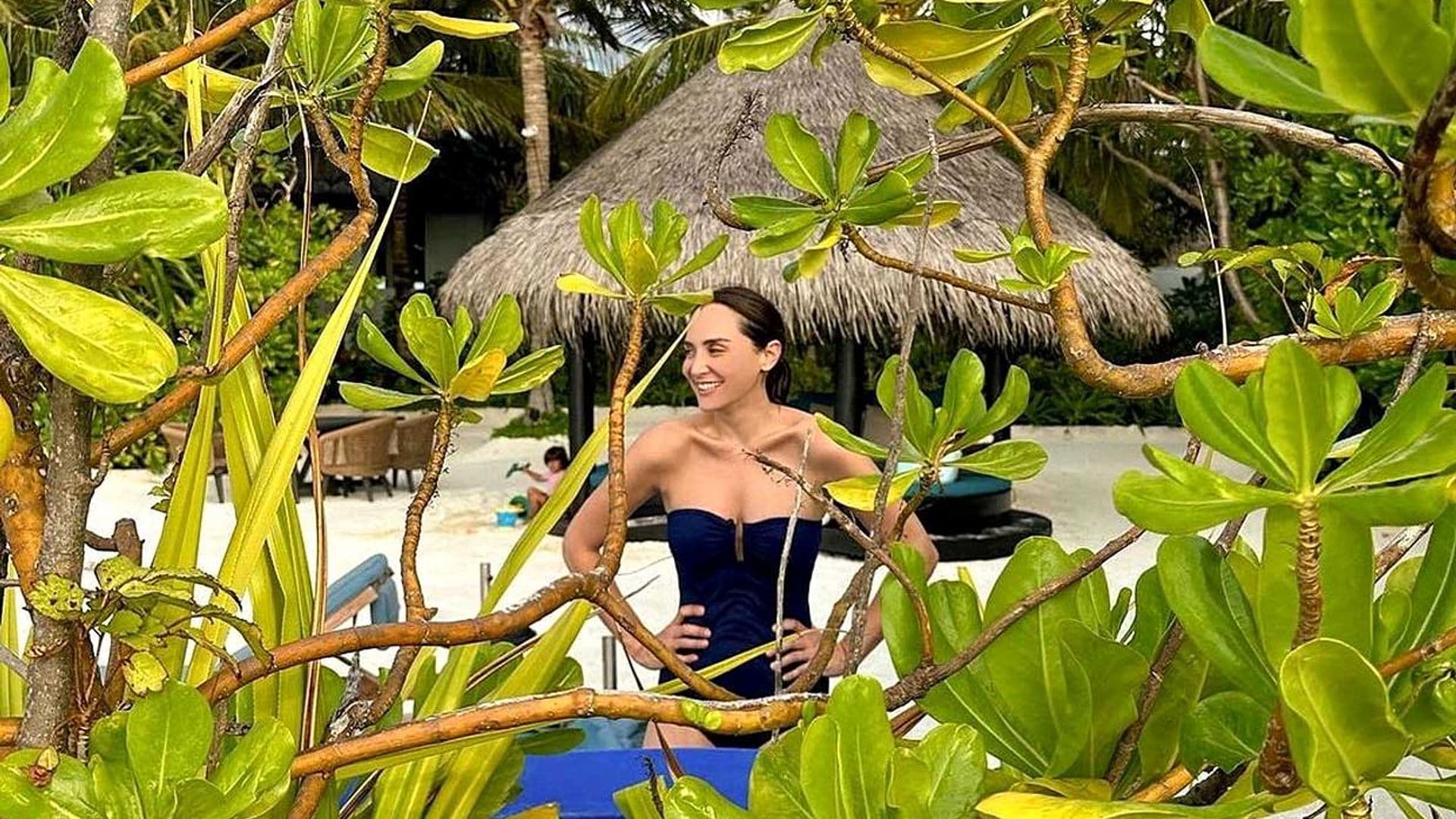 El radiante posado en bikini de Tamara Falcó en las Maldivas que evidencia su actual estado de felicidad