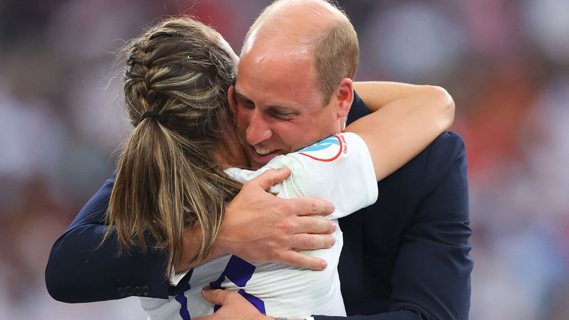 ¡Todo un forofo! Los momentos más espontáneos y divertidos del príncipe Guillermo en la final de la Eurocopa femenina