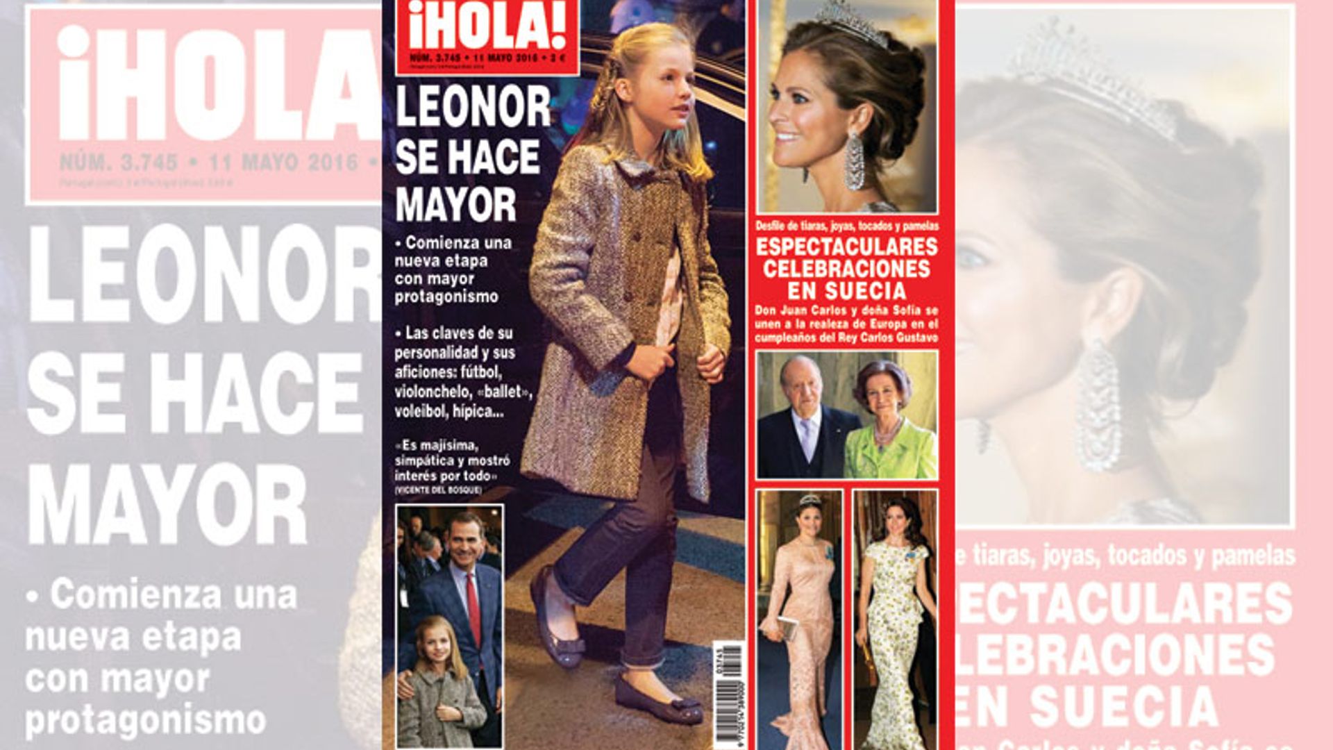 Esta semana, la revista ¡HOLA! viene cargada de noticias y exclusivas