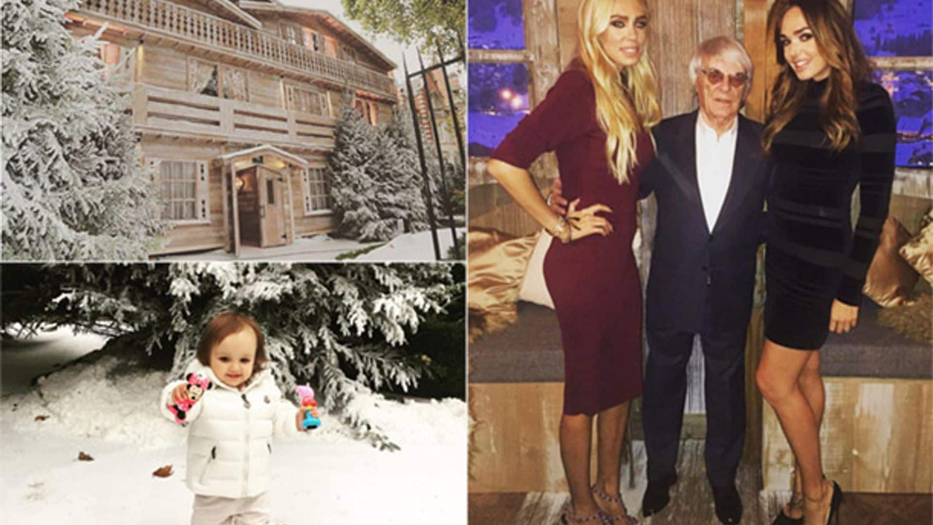 Tamara Ecclestone transforma su mansión londinense en un chalet alpino para el cumpleaños de su padre