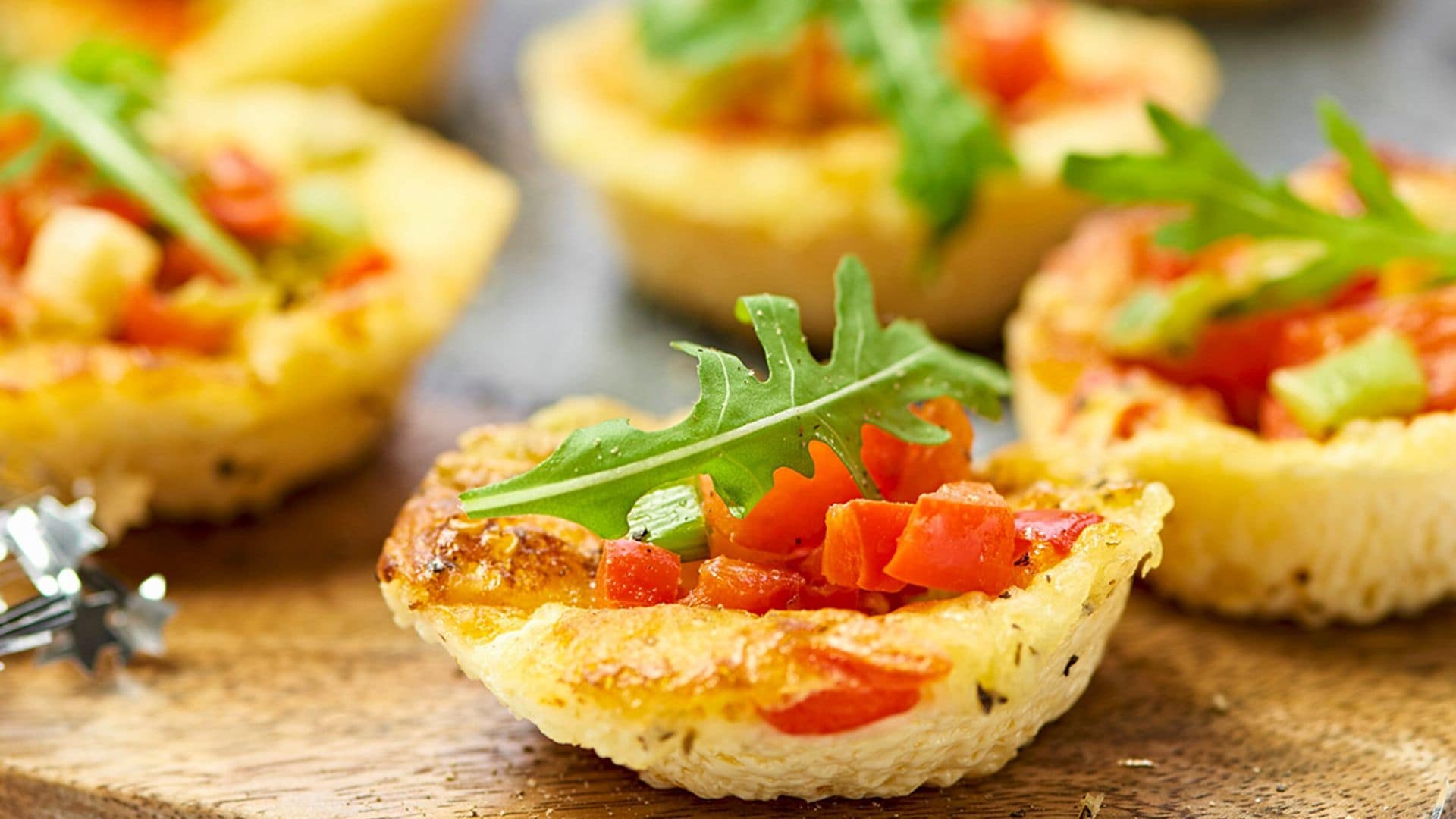 'Mini frittata' de patata y pimiento rojo