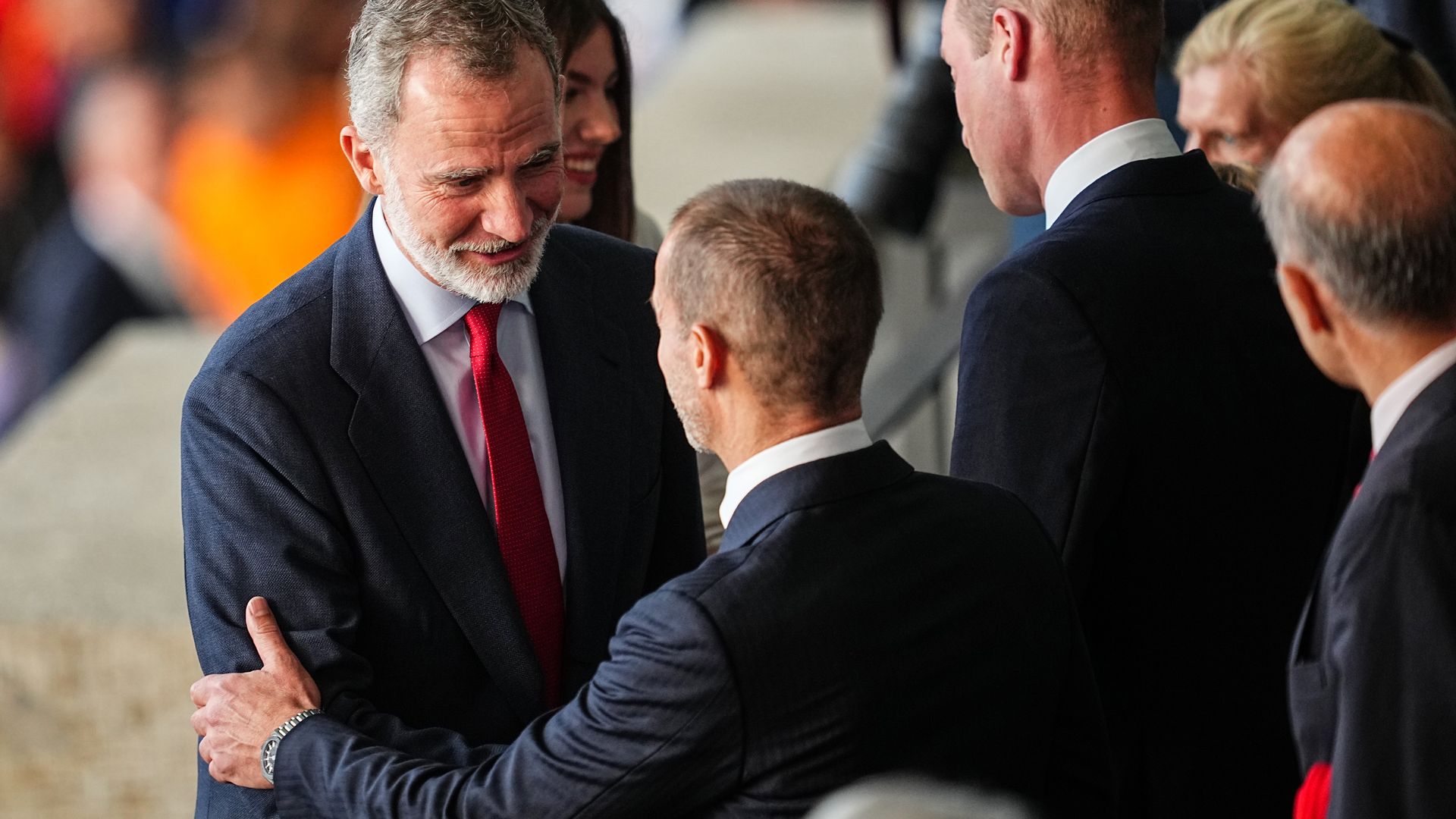 Felipe VI y la infanta Sofía animan a la selección española en la final de la Eurocopa