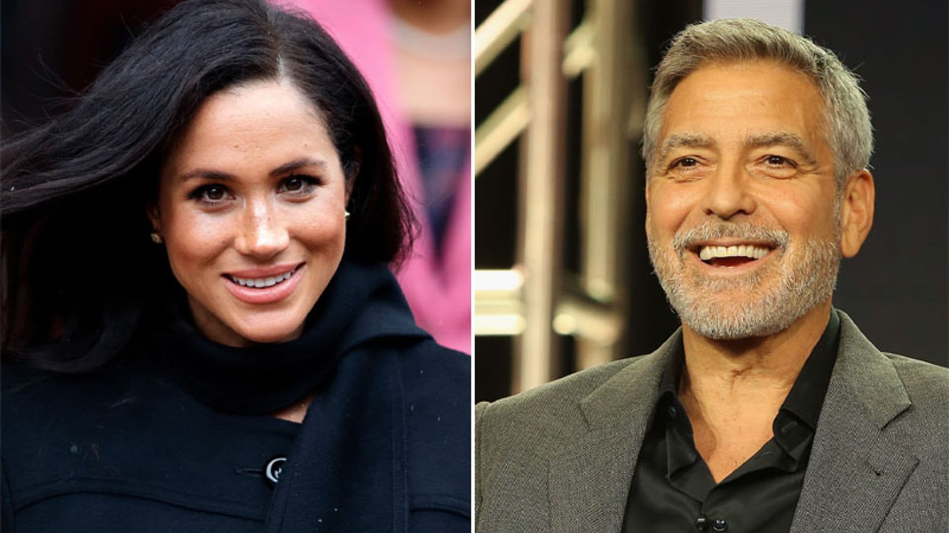 George Clooney sale en defensa de la duquesa Meghan