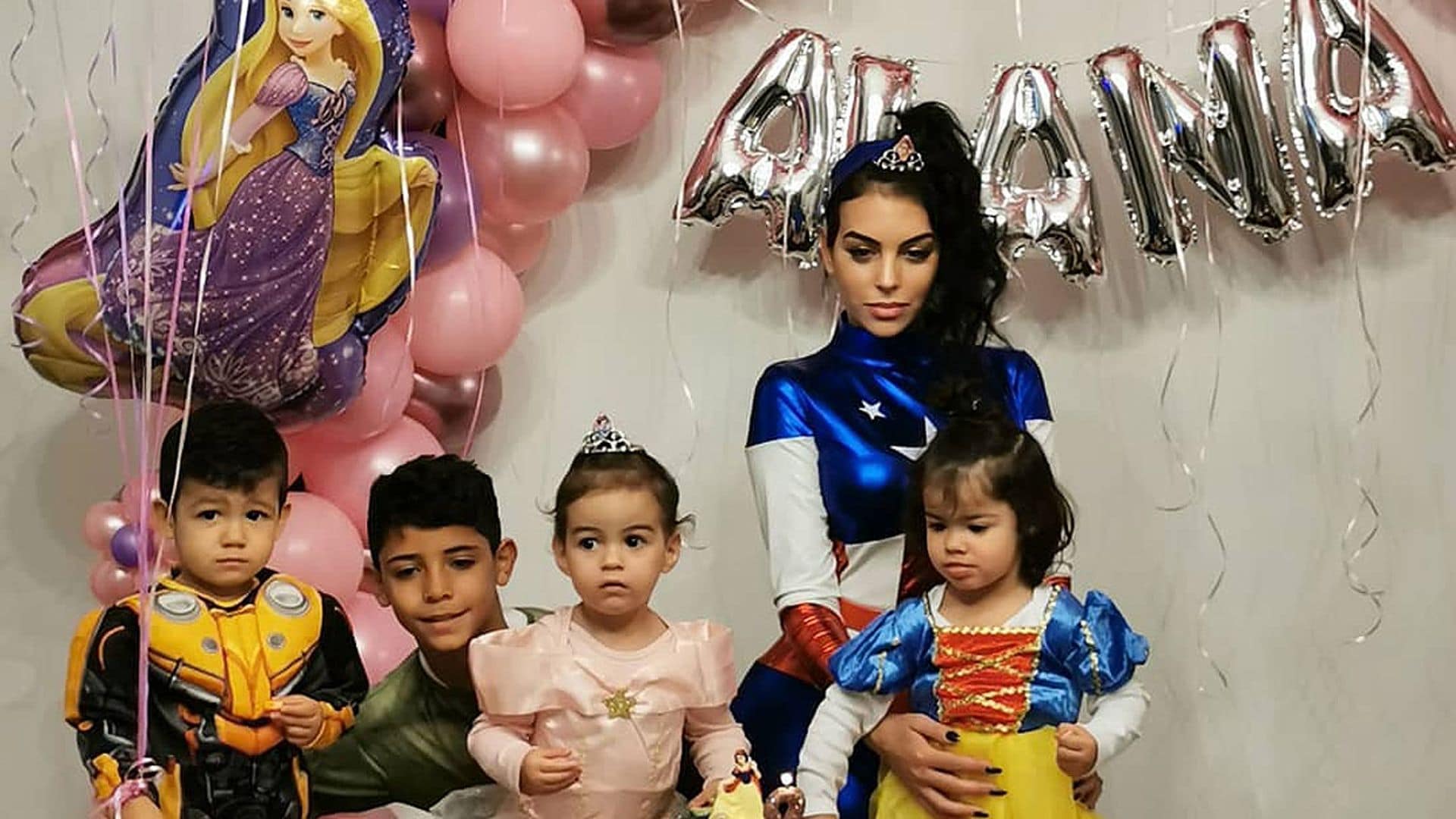 Georgina Rodríguez 'capitanea' el cumpleaños temático de su princesa, Alana Martina