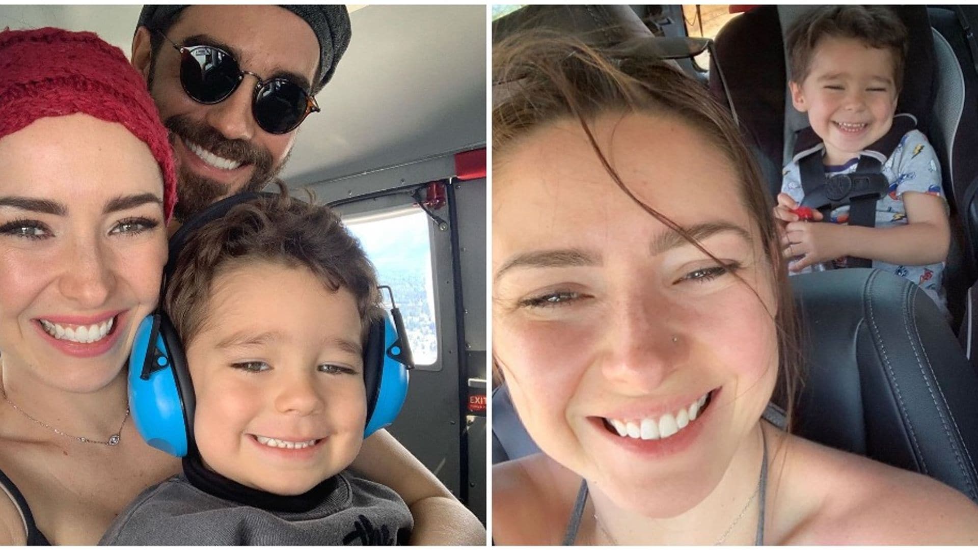 ¡La misma sonrisa! Ariadne Díaz y su hijo Diego conquistan a todos con estas fotos