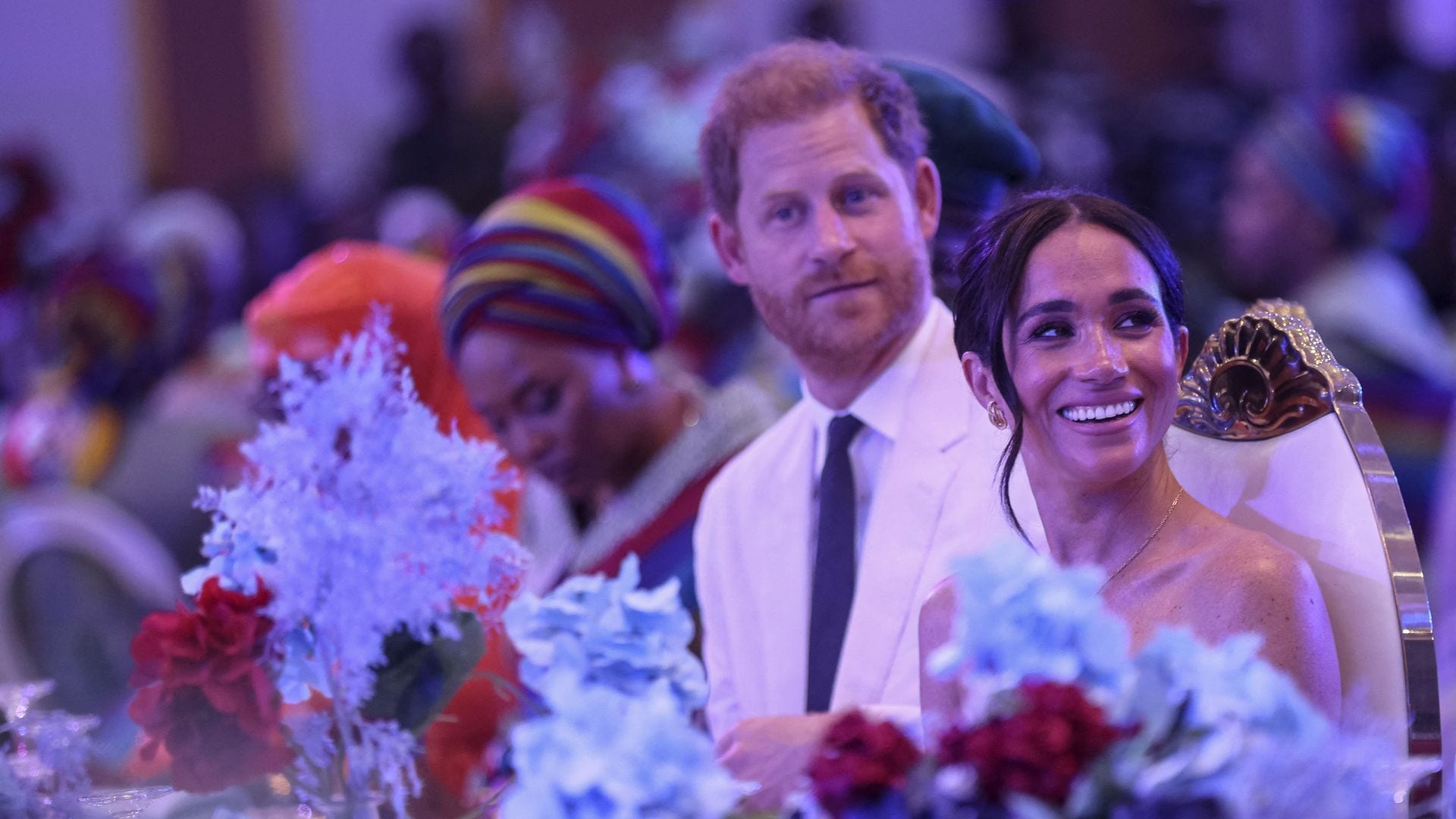 El Príncipe Harry y Meghan Markle, los Duques de Sussexx, en Nigeria