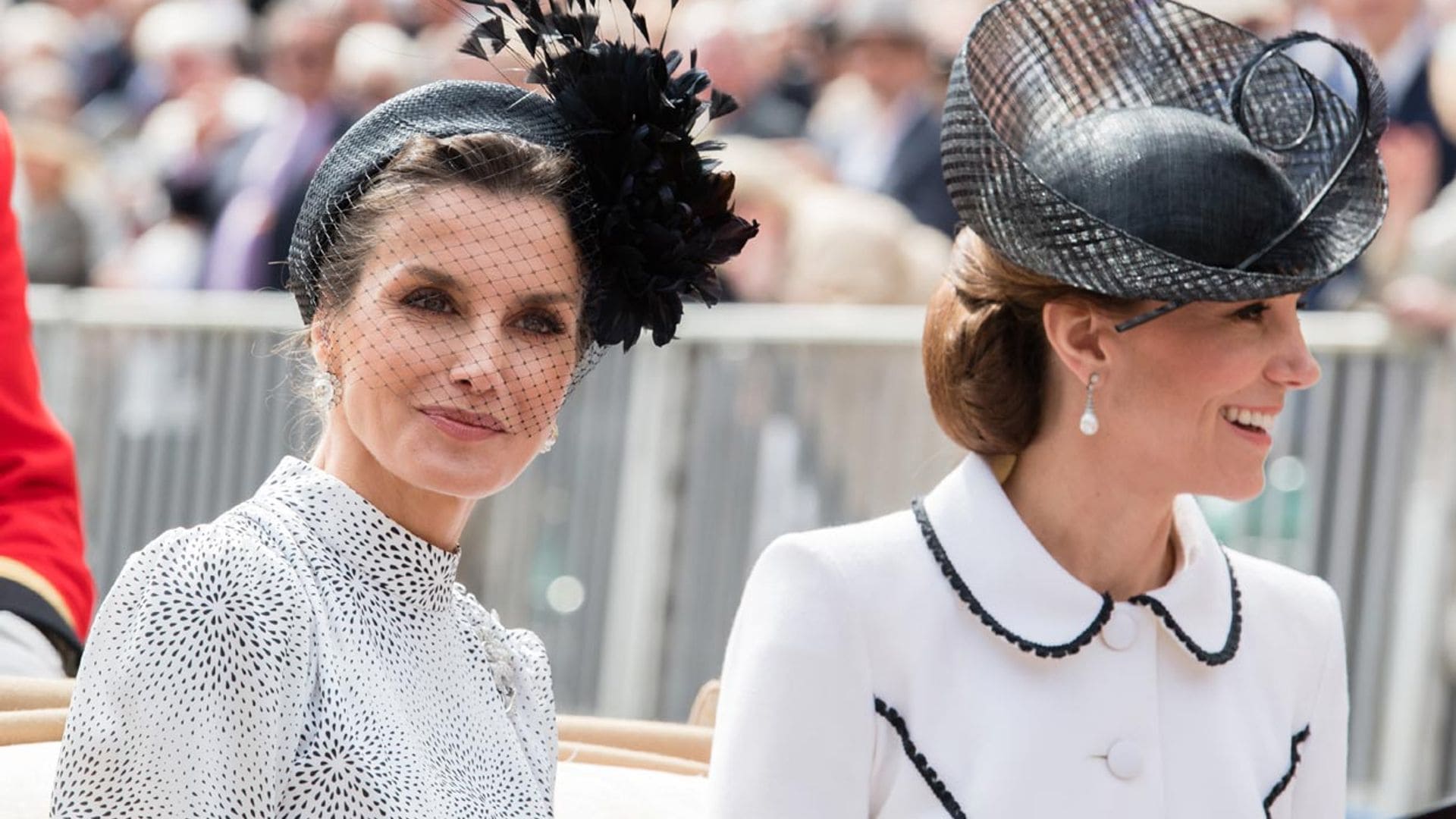 El día que doña Letizia volvió a llevar tocado para su cita con la realeza europea