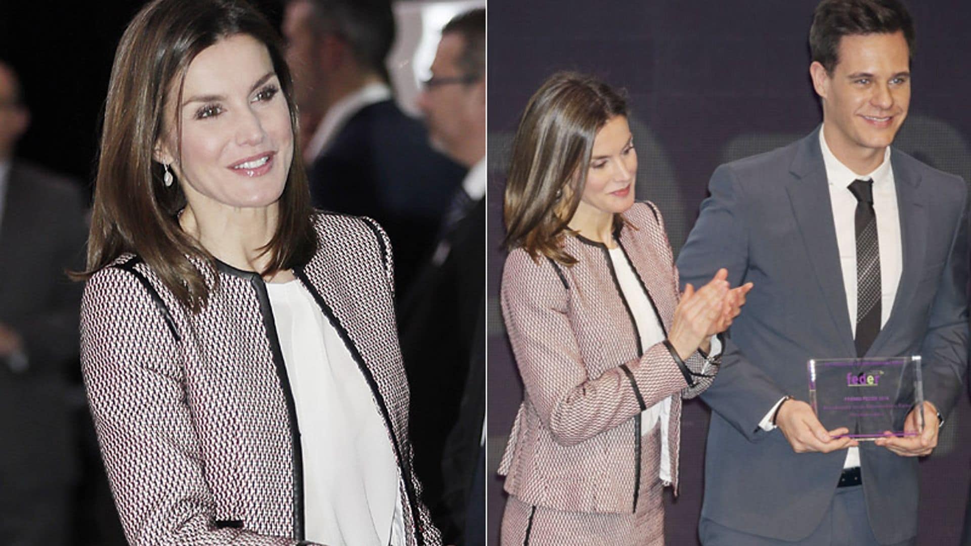 Doña Letizia y Christian Gálvez, unidos por una causa común